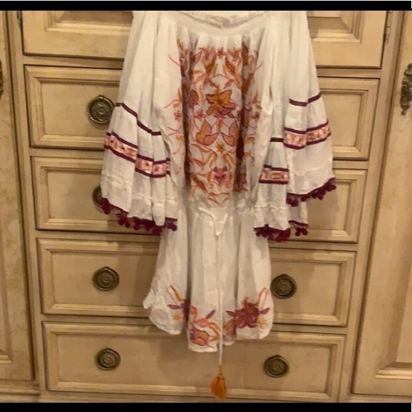 RAGA Pants - Raga Boho Anthropologie romper pink, orange white